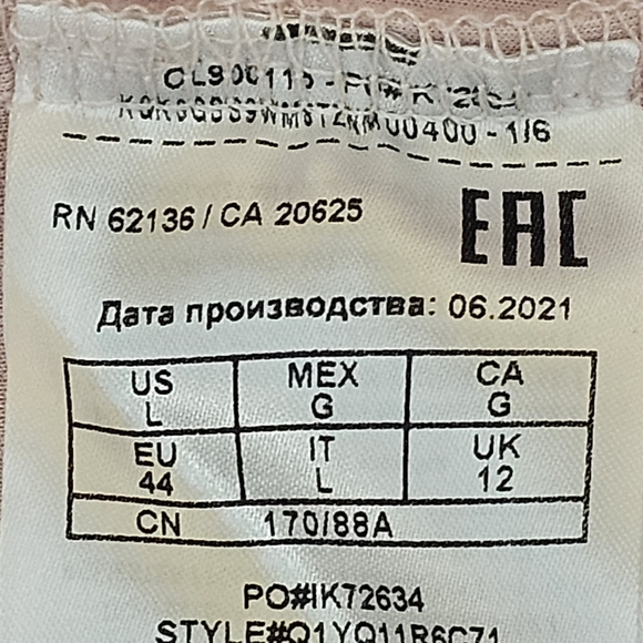 GUESS Track Jogging Jacket Light Logo Full Zip Pink Sz L Activewear Y2K Casual - Picture 9 of 12